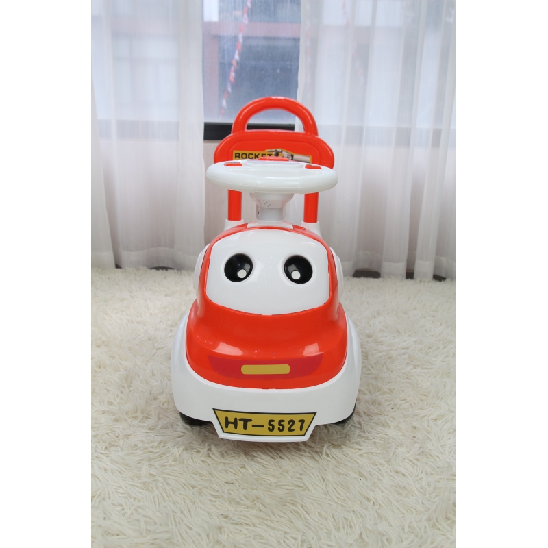 Xe chòi chân hình robot kiêm tập đi có đèn nhạc và khoang đựng đồ cho bé Royal Care tặng đồ chơi xe trượt đà cho bé VBC-123-6