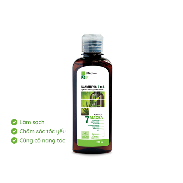 Dầu Gội Ngăn Ngừa Rụng Tóc 7 In 1, 200 ml