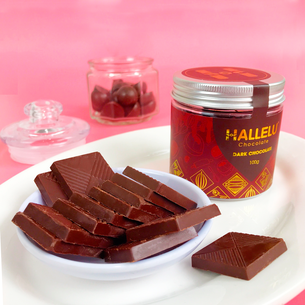 Socola đen nguyên chất 70% - Hallelu Chocolate