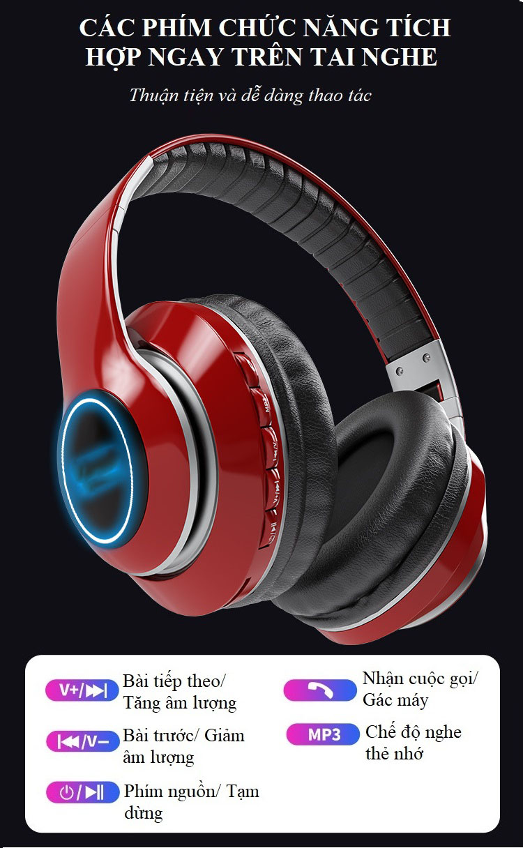 Tai Nghe Bluetooth Music P30 Phong Cách Thể Thao Năng Động.