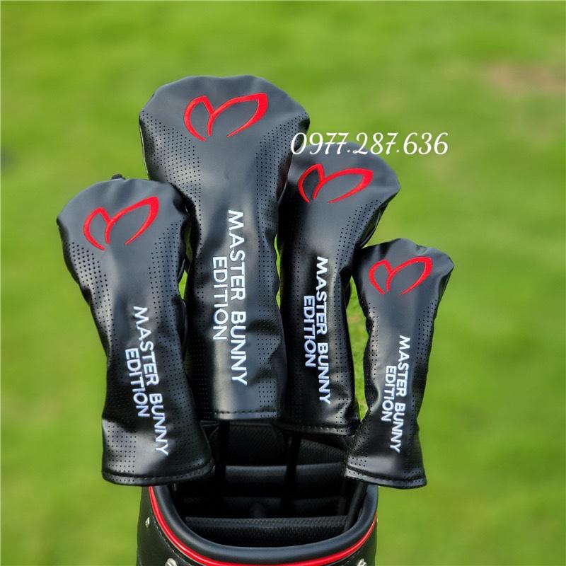 Bọc đầu gậy golf cover gậy gỗ 3 5 driver da PU cao cấp chống va đập BD008