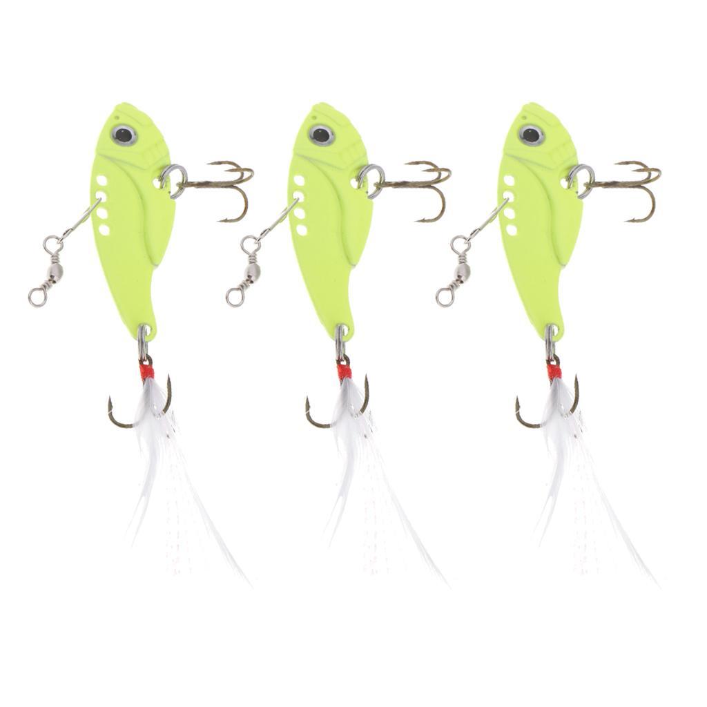 Metal Fishing Lures VIB Hard Artificial Bait Crankbait Tackle 12g