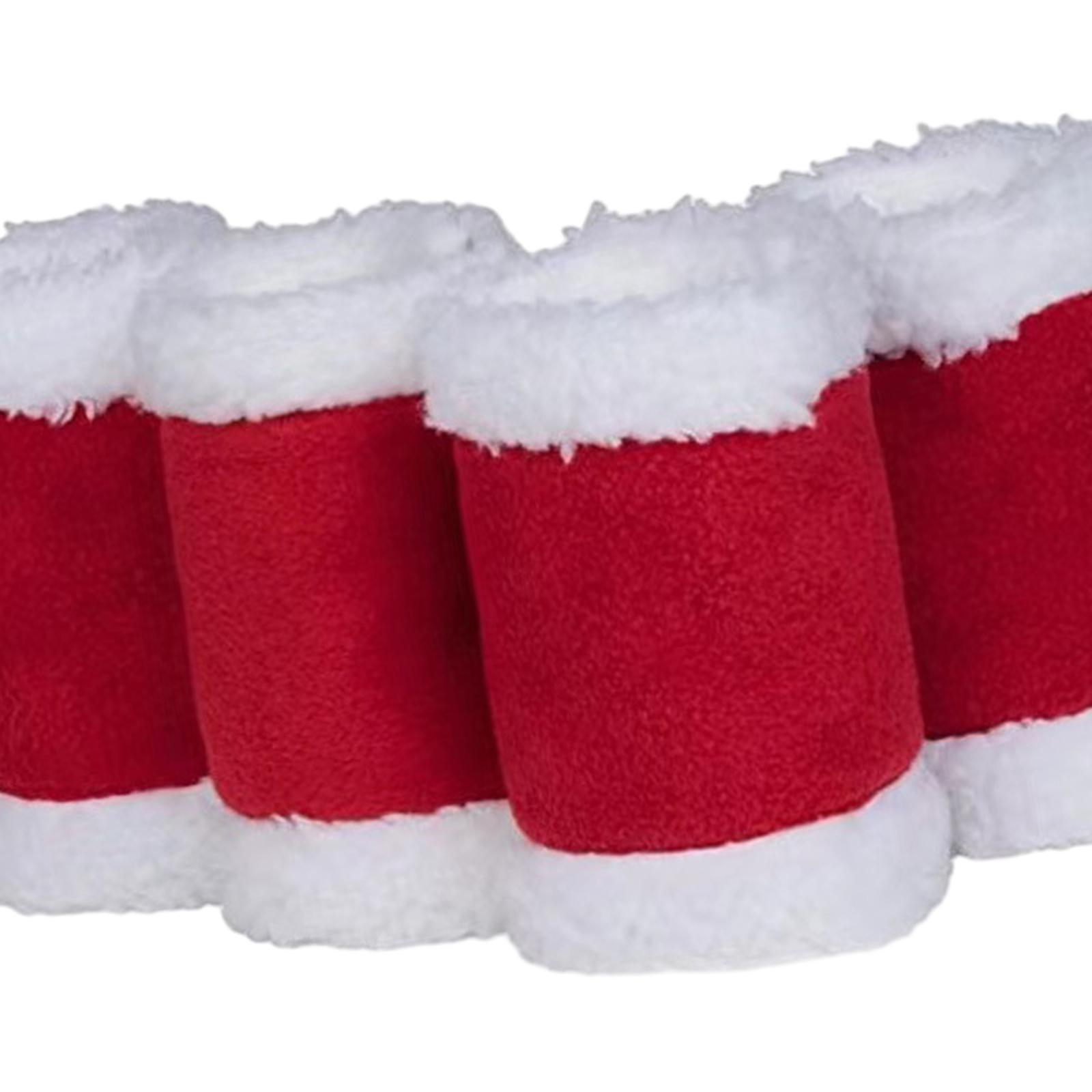 4x Horse Leg Wraps Breathable Fly Leg Boots for Livestock Christmas Dress up