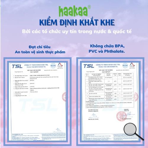 Miếng lót hứng sữa mẹ Haakaa. Chất liệu silicone cao cấp, an toàn. Không chứa BPA, PVC và phthalate