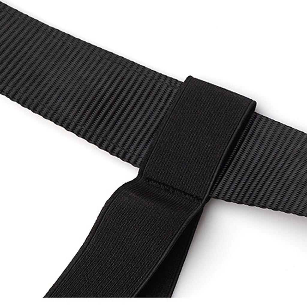 2xClimbing Harness Safety Belt Tree Climbing Rappelling Equip Black Red Gray