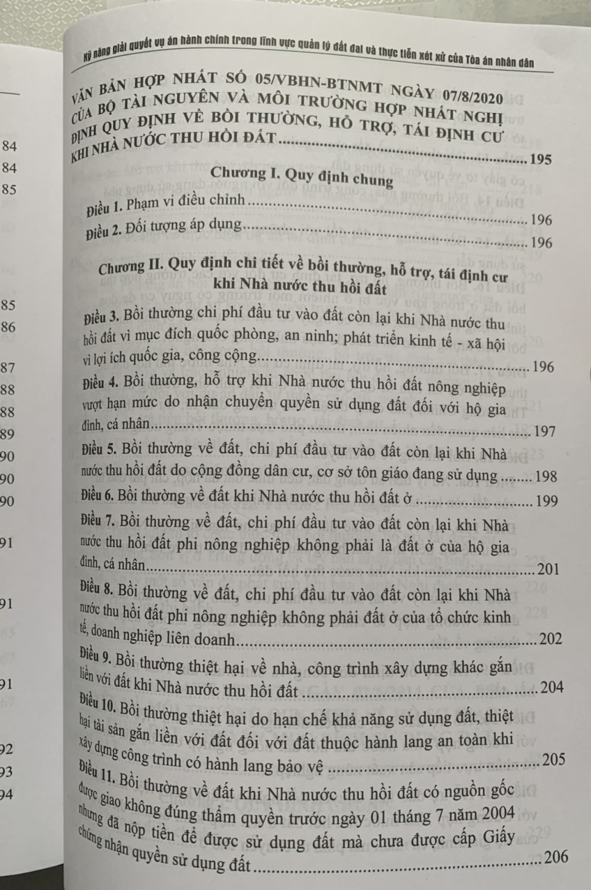 Kỹ năng giải quyết vụ án hành chính trong lĩnh vực Quản lý đất đai và thực tiễn xét xử của Tòa án nhân dân