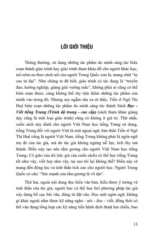 Sách Đọc - Viết tiếng Trung Trung