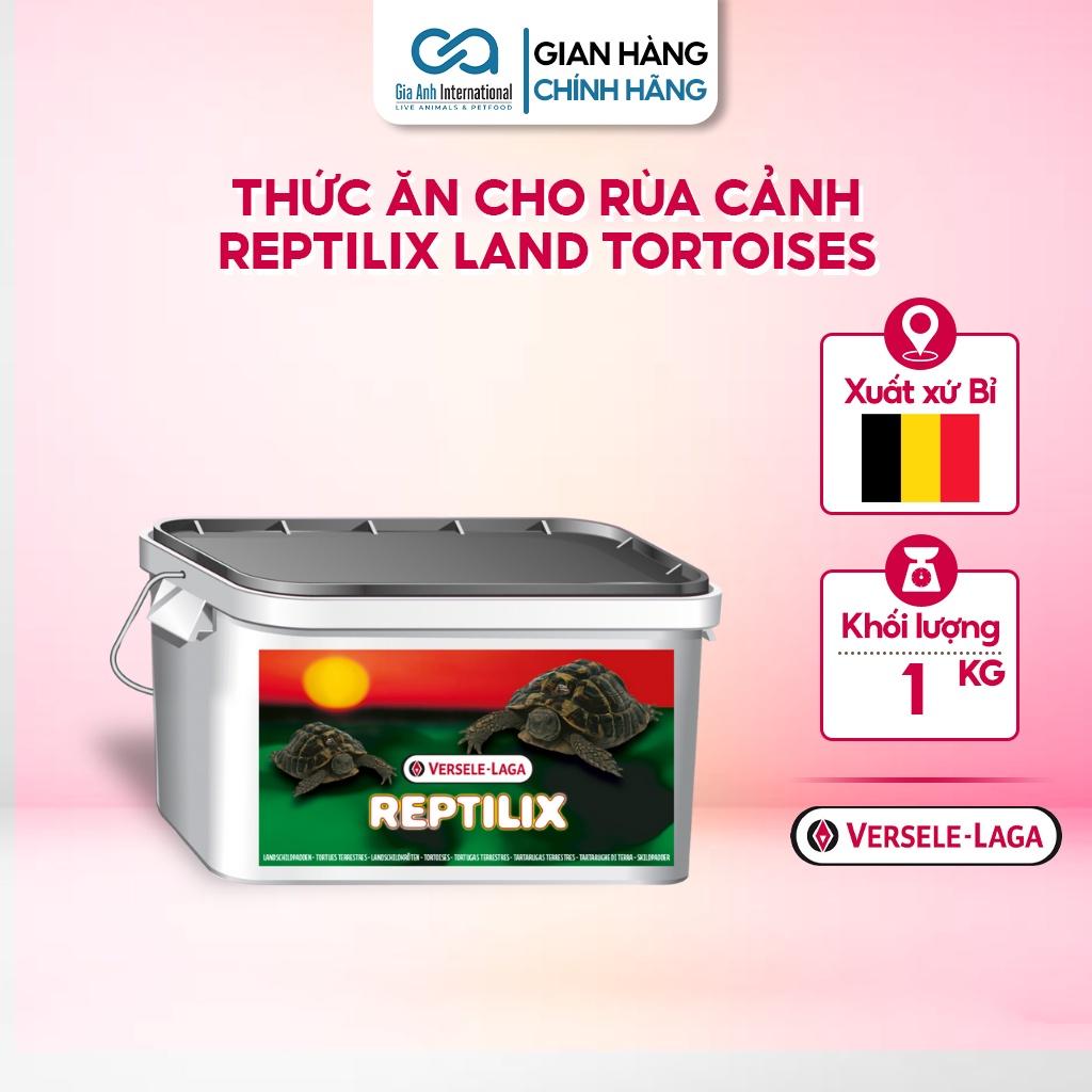 Thức Ăn Dinh Dưỡng Cho Rùa Cảnh Cạn - Versele-laga Reptilix Land Tortoises Giàu Chất Xơ Canxi Giúp Rùa Khoẻ Mạnh Hộp 1kg