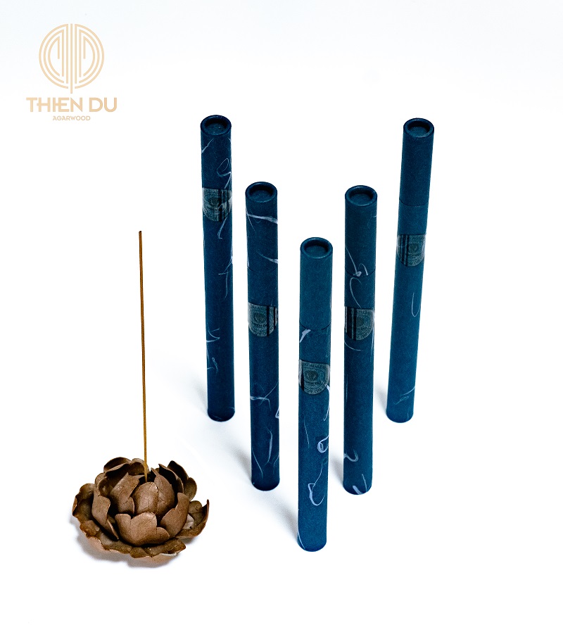 Nhang Không Tăm Trầm Hương Vi Sinh Organic – Agarwood Organic Incense Stick – Nguyên Liệu Tự Nhiên, An Toàn Cho Sức Khỏe