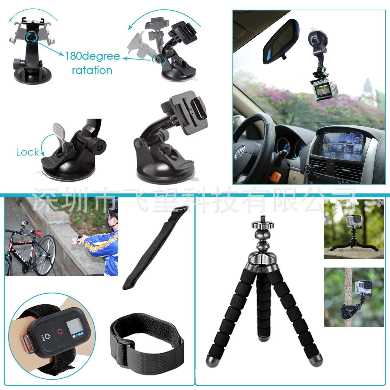 Giá tốt nhất Gopro Hero 11 10 9 8 Bộ phụ kiện máy ảnh hành động 50 trong 1 Small Ant Mountain Dog DJI Osmo