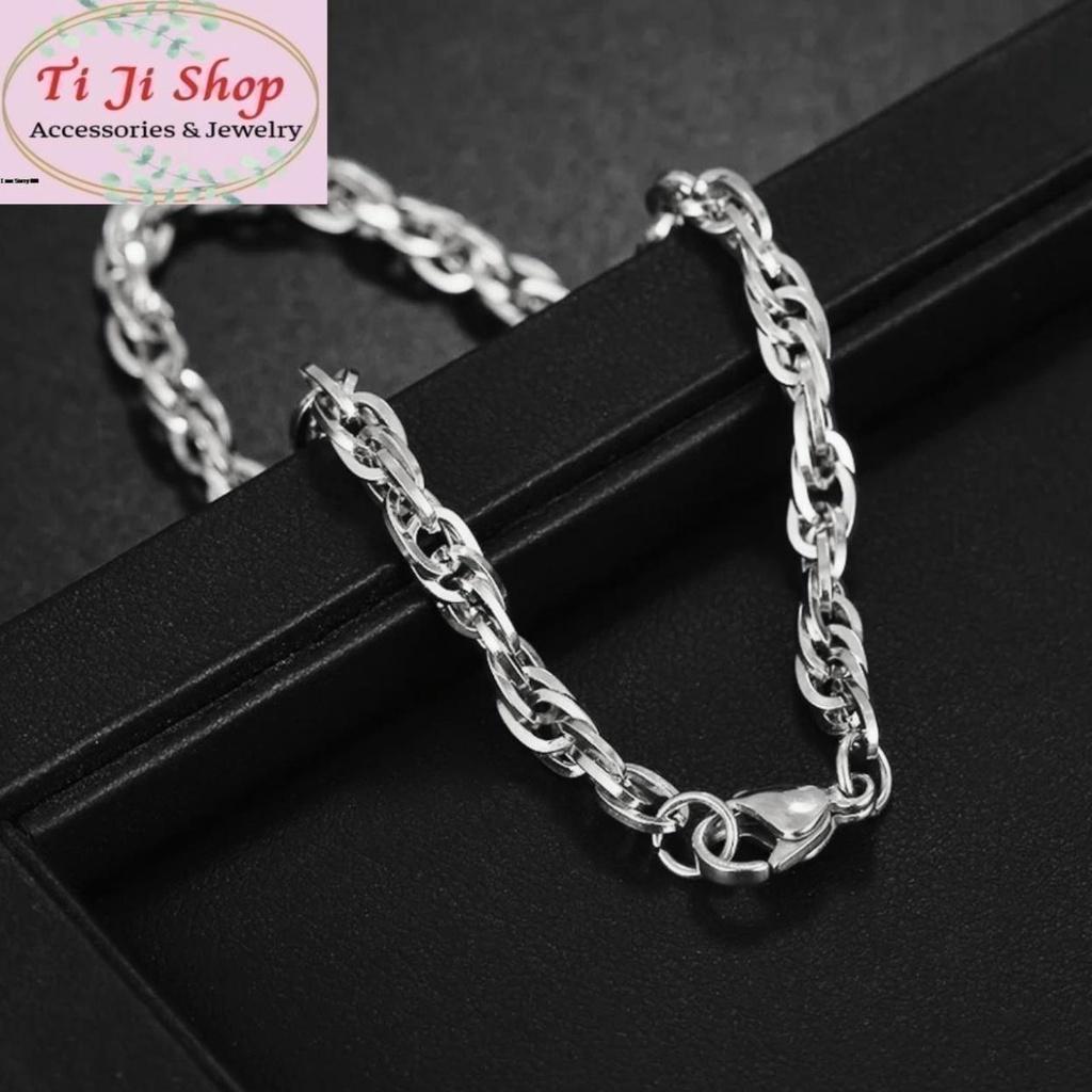 LẮC TAY NỮ INOX KHOEN LỒNG - đẹp, không đen,