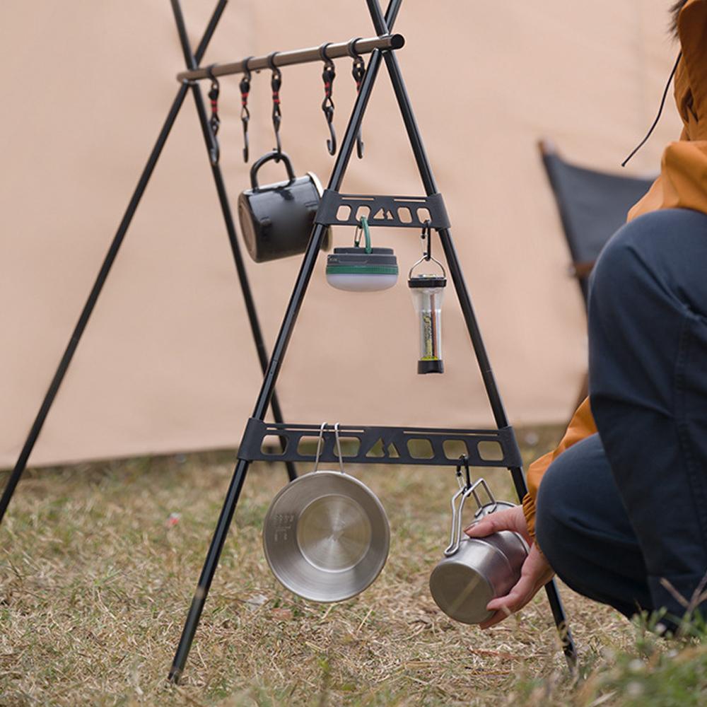 ShineTrip Stable Drying Rack Side Buckle Hung Shelf Buckle With Hook Hole High Toughness Side Buckles for Stand Storage Bracket