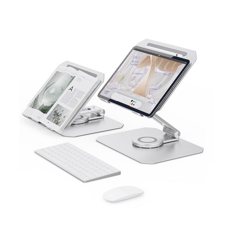 Giá đỡ Laptop, Macbook Nhôm chính hãng chân đế xoay 360 độ cho máy 11 - 16 inch.
