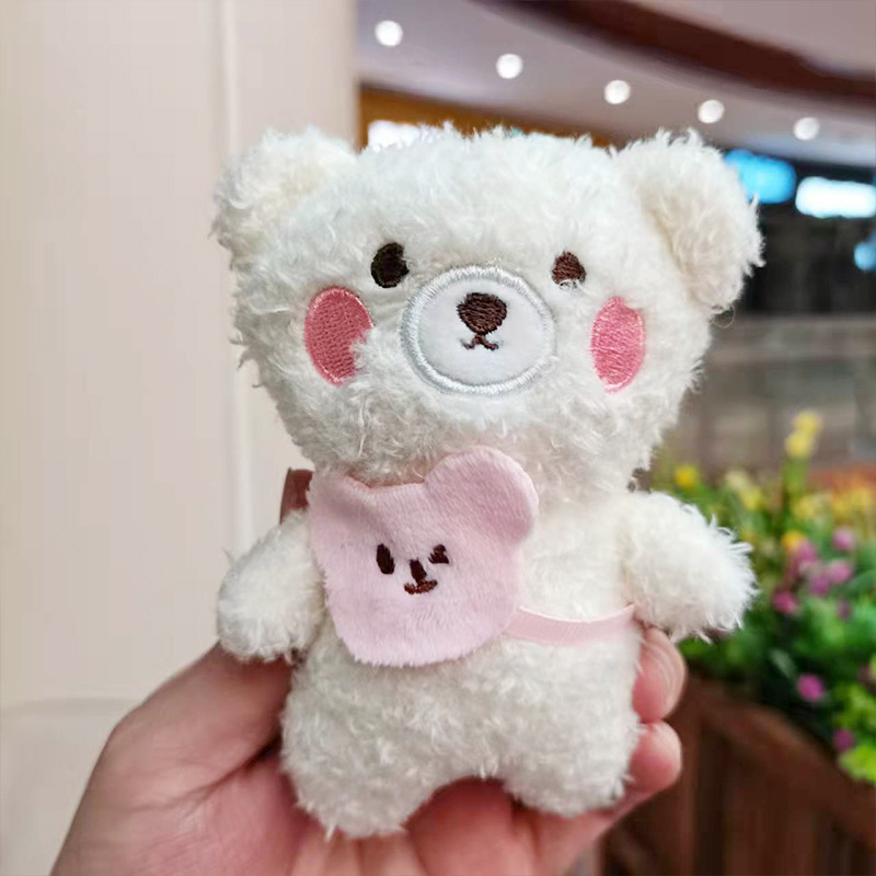 Móc Khóa Gấu Bông Búp Bê Cute, Móc Treo Balo Túi Xách Dễ Thương