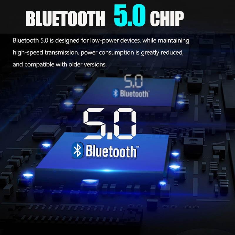 Máy nghe nhạc MP3 đài FM Bluetooth 5.0 kiêm tẩu sạc QC 3.0 cho điện thoại Android/iOS trên xe hơi