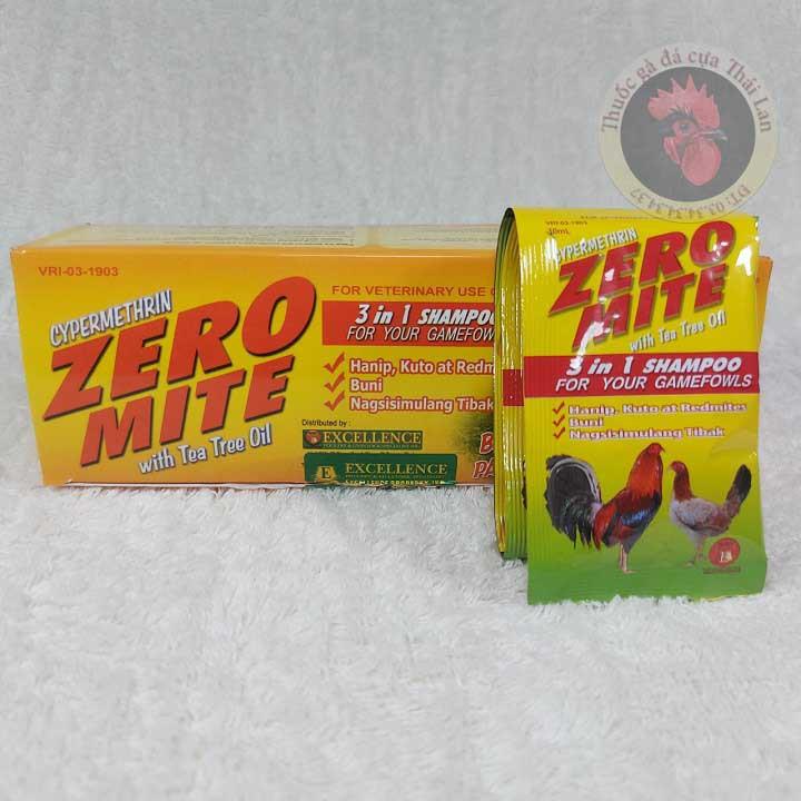Combo 2 gói - Zero mite - xà bông tắm gà