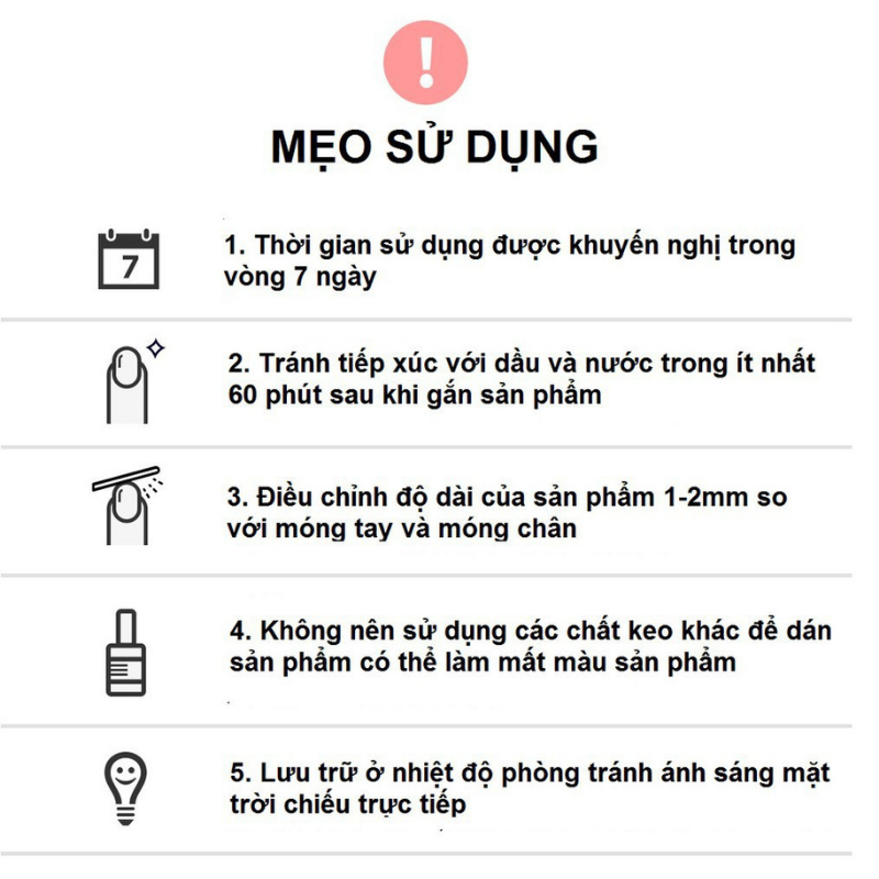 Móng Tay Giả Gắn Nơ Sữa Dâu Móng Tay Giả Kèm Keo T2129