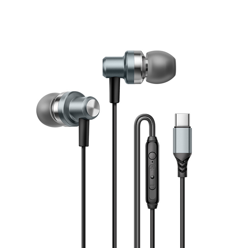 Tai Nghe Nhét Tai Có Dây A26 Vỏ Kim Loại, Type-C Giải Mã Kỹ Thuật Số, Có Micro, Âm Thanh Stereo - miếng lót chuột