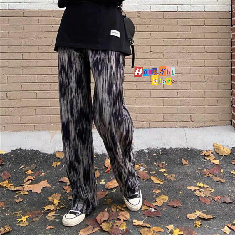 Quần Thun Dài Ống Rộng, Jogger 3D Ống Suông Ulzzang Unisex Dáng Rộng - MM