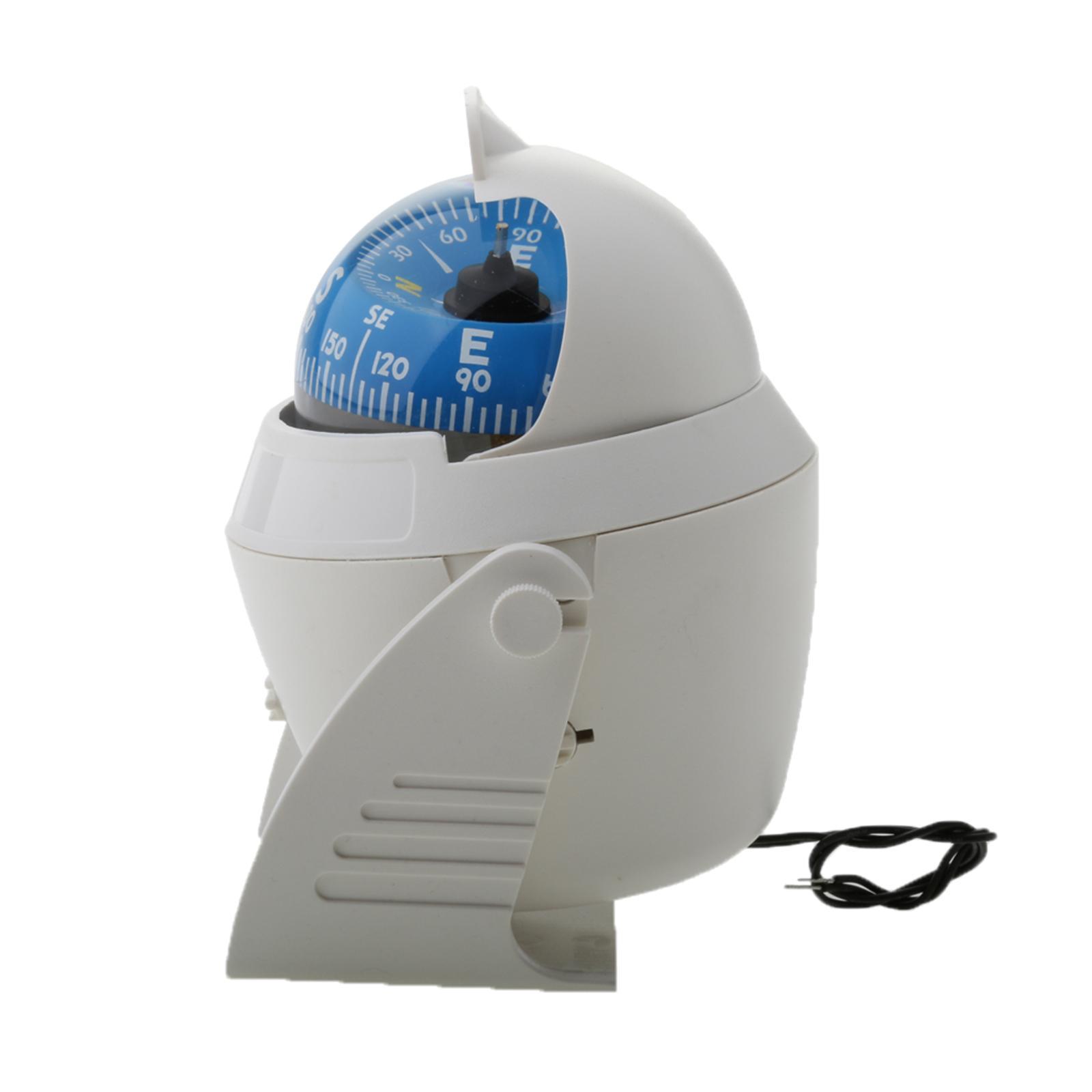 LED Light Electronic Vehicle Car   Boat Ship Compass New