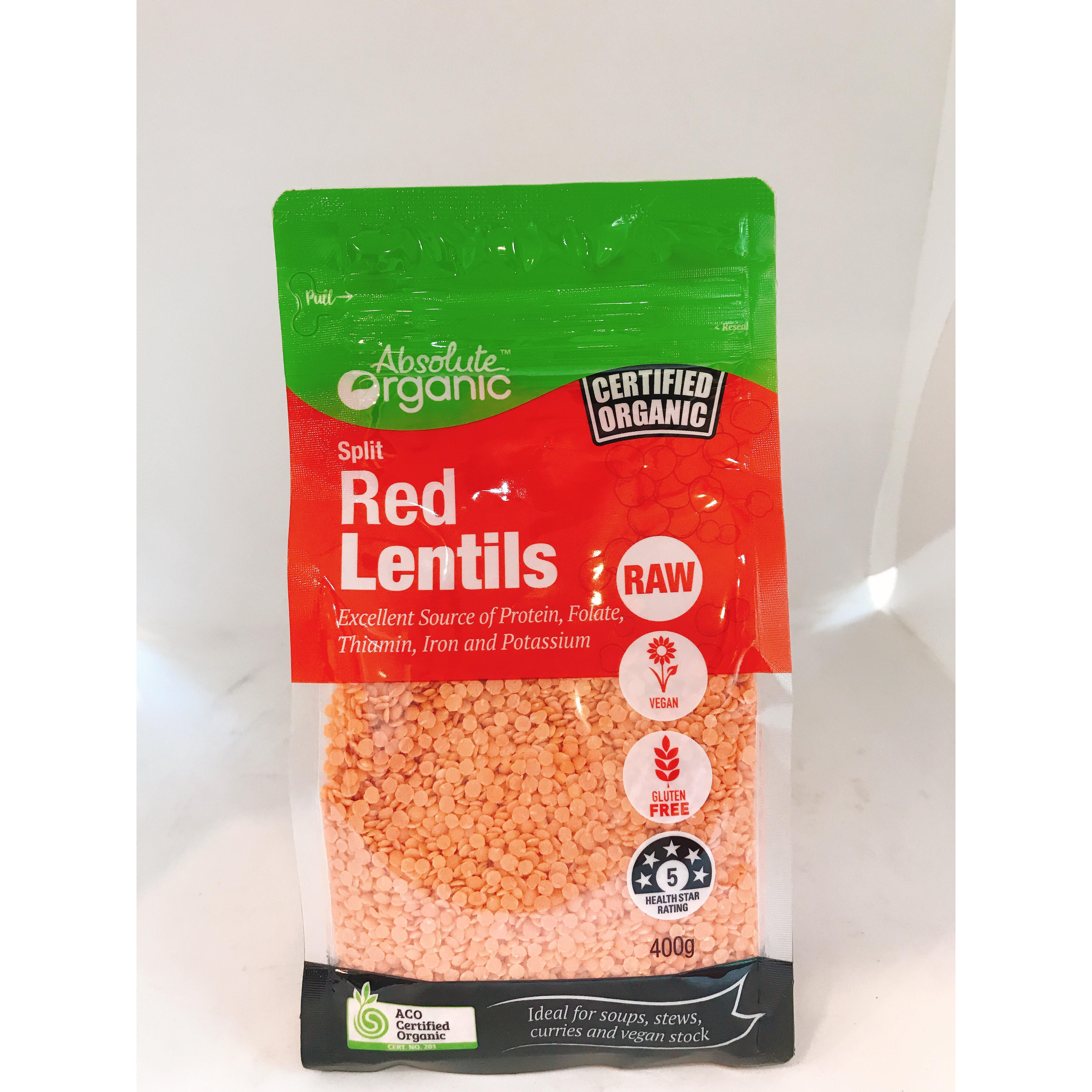 Đậu lăng đỏ - Red Lentils Absolute 400g