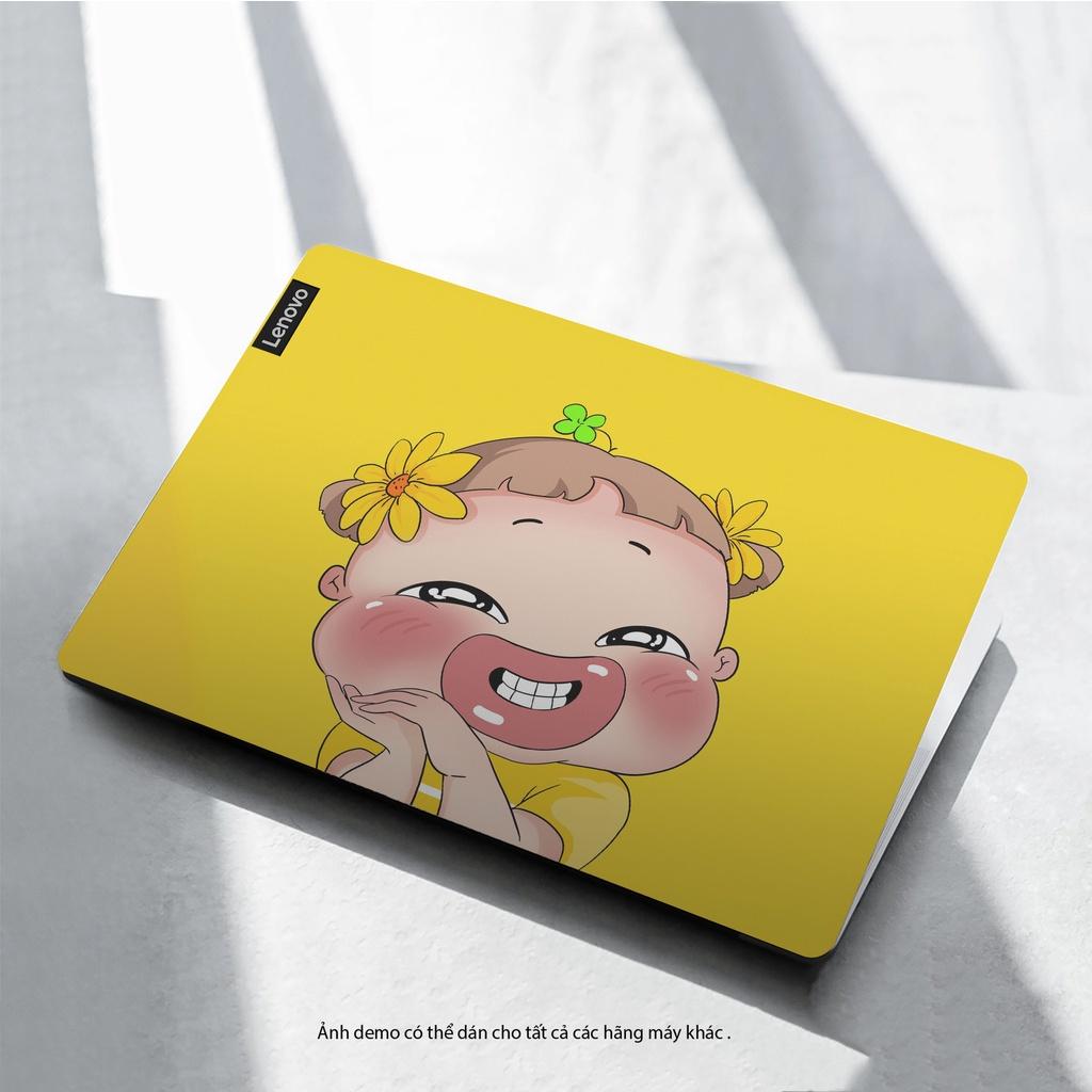 Skin Dán Laptop - Mẫu Quỳnh AKA + Củ Cải Trắng - Dành Cho Tất Cả Các Dòng Laptop