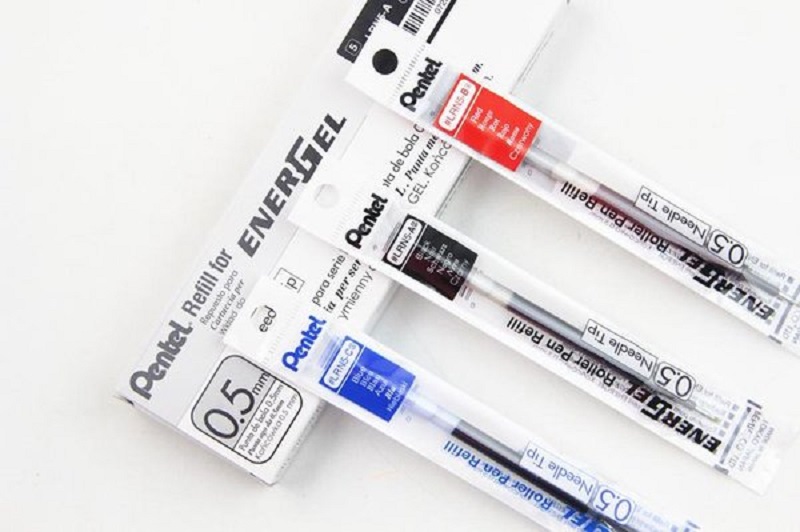 Ruột bút Pentel Energel Roller Pen Refill - Needle Tip 0.5mm - Màu xanh dương