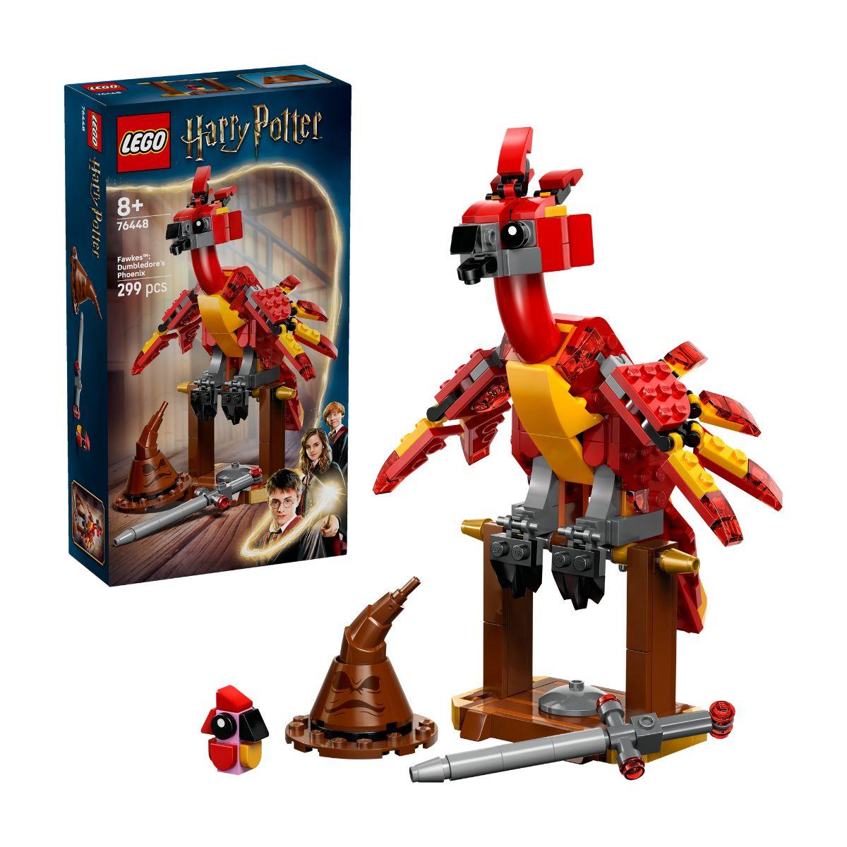 LEGO HARRY POTTER 76448 Đồ Chơi Lắp Ráp Phượng Hoàng Lửa Của Dumbledore (299 chi tiết)