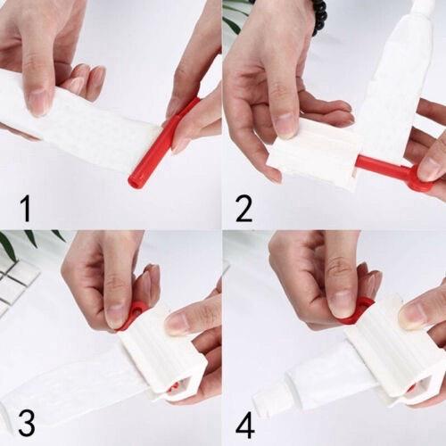 Cuộn Ép Kem Đánh Răng Tiện Lợi Nhiều Màu, Cuộn Lấy Kem Đánh Răng Tiết Kiệm và Tái Sử Dụng, Tiện Ích Cho Gia Đình. TakyHome 5203