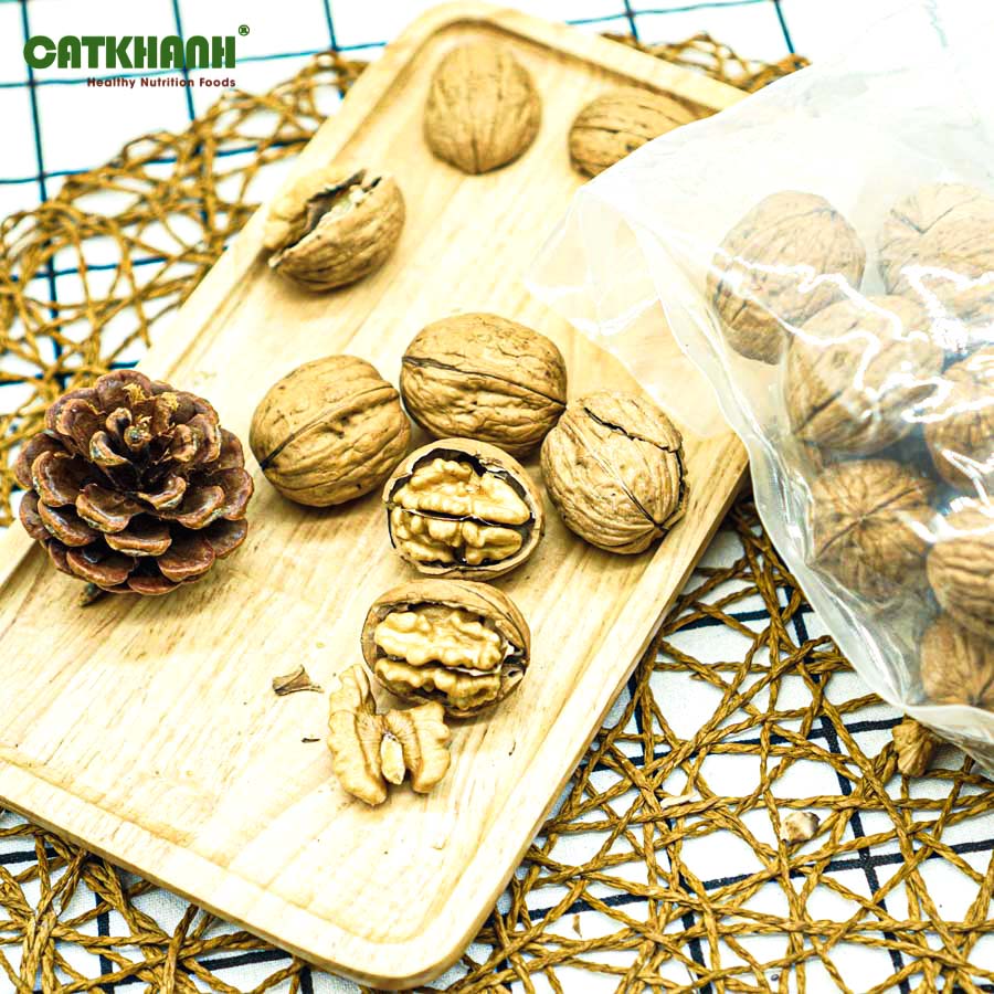 Quả óc chó hộp 450gr Cát Khánh - Nhập khẩu Mỹ