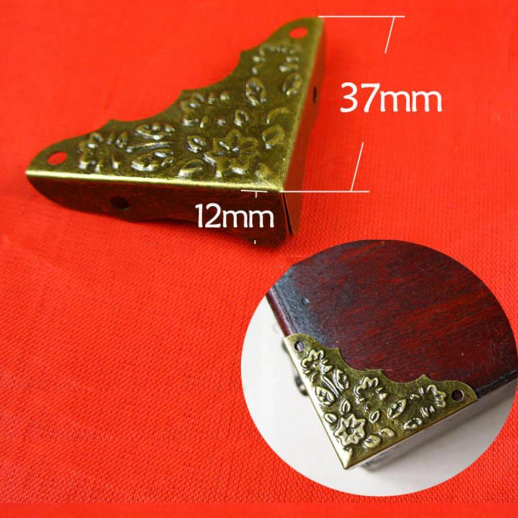 20Pcs Case Box Corners for Furniture Edge Cover Jewelry Case Box Kitchen Corner