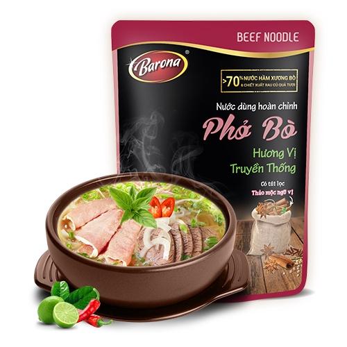 Nước Dùng Hoàn Chỉnh Barona - Phở Bò 150g