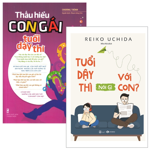 Combo Thấu Hiểu Con Gái Tuổi Dậy Thì + Tuổi Dậy Thì Nói Gì Với Con? (Bộ 2 Cuốn)