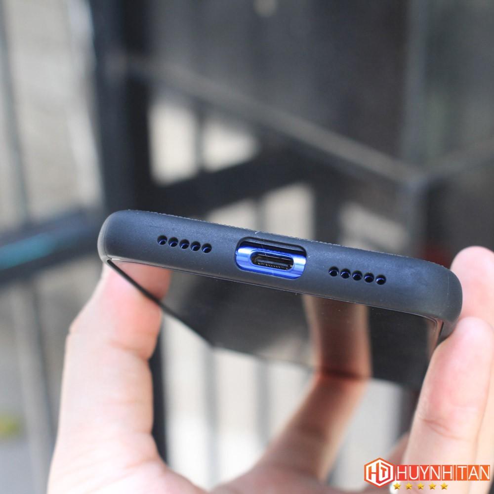 Ốp lưng Mi 9, Mi 9 SE vân vải Jean chống bám vân tay