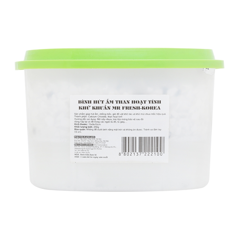 Bình hút ẩm khử mùi chống mốc THAN HOẠT TÍNH Mr.Fresh Hàn Quốc 500ml