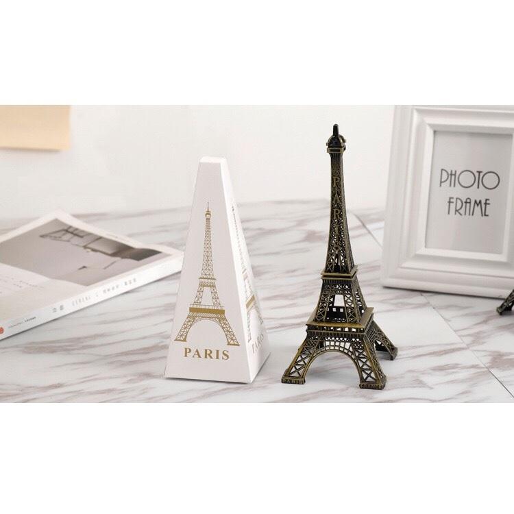 Mô hình Tháp Eiffel bằng Thép Không Gỉ size 18 Cm