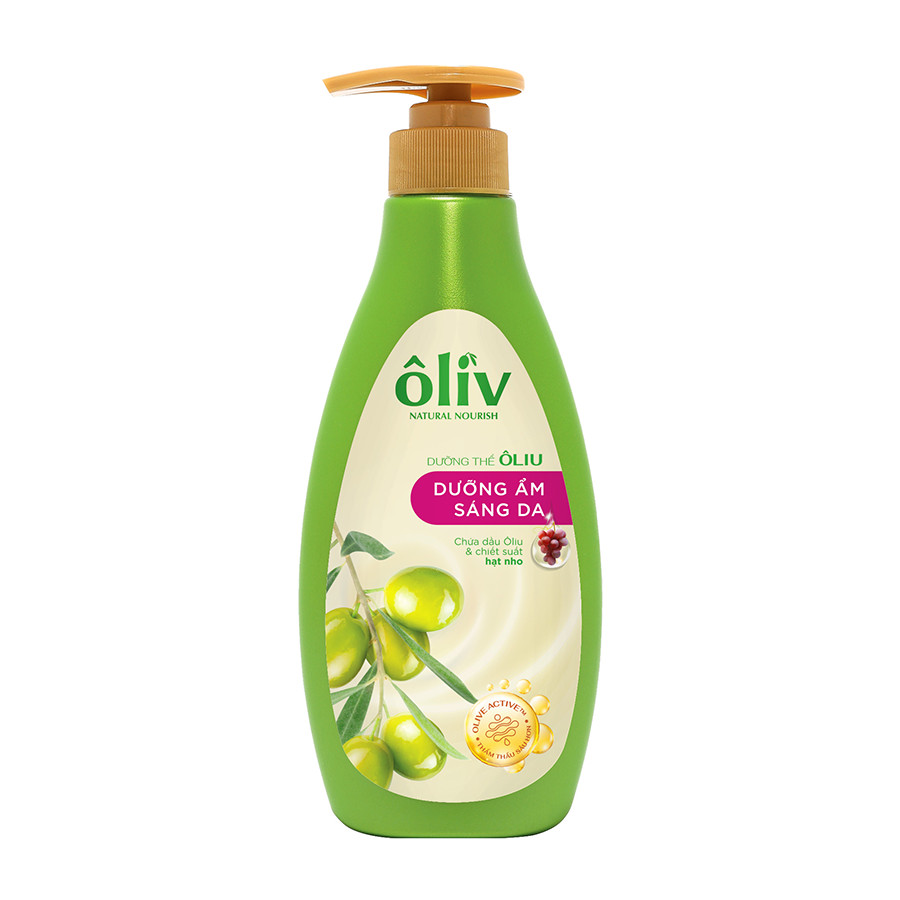 Sữa Dưỡng Thể Thiên Nhiên Oliv Dưỡng Ẩm Sáng Da 200ml