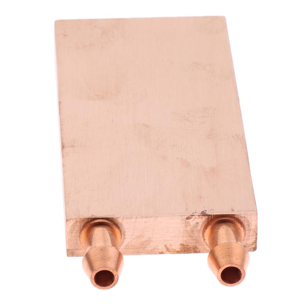 2x Copper Water Cooling Block for Computer CPU Graphic Heat Sink 40x80 Copper