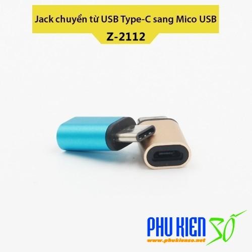 Jack chuyển từ USB Type-C sang cổng Micro USB