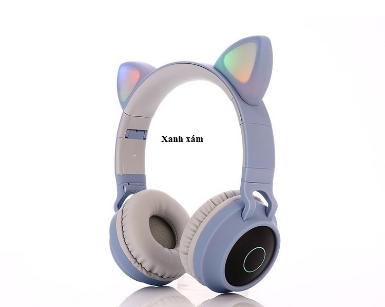 Tai Nghe Bluetooth Tai Mèo Cá Tính BTC-0028 Vớ 4 Màu Sắc .Đa Dạng, Thoải Mái Lựa Chọn Khoe Cá Tính