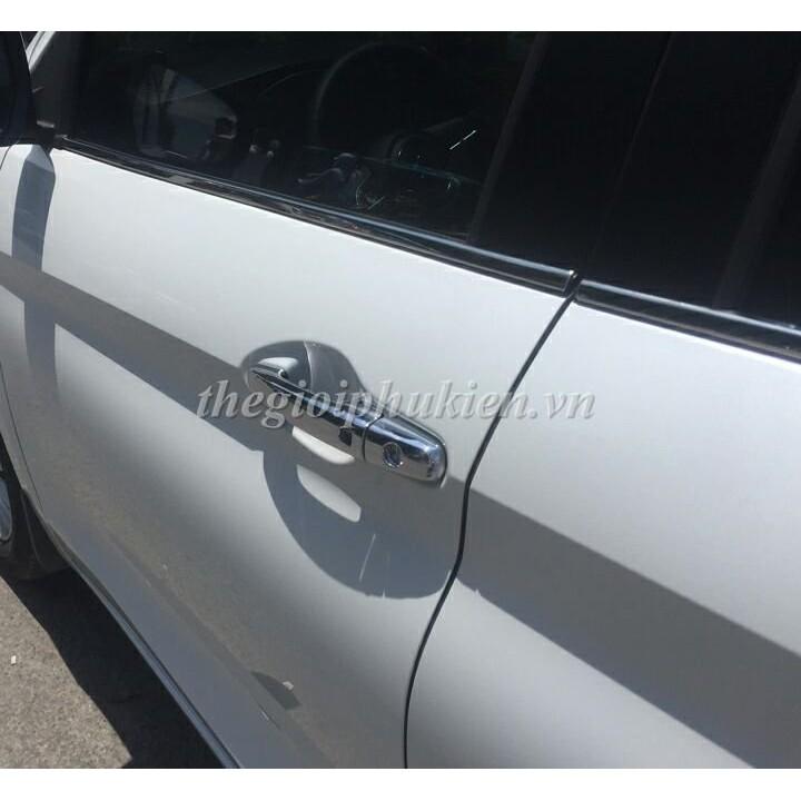 Bộ ốp tay nắm, hõm cửa xe Suzuki XL7 mạ Crom