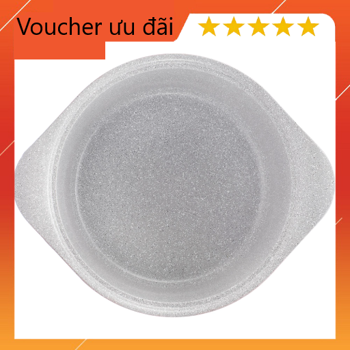 Nồi đúc ceramic vân đá đáy từ chống dính 20cm  dùng cho mọi loại bếp