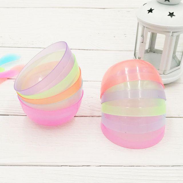 Combo 30 bộ chén pha mặt nạ nhựa dẻo y hình