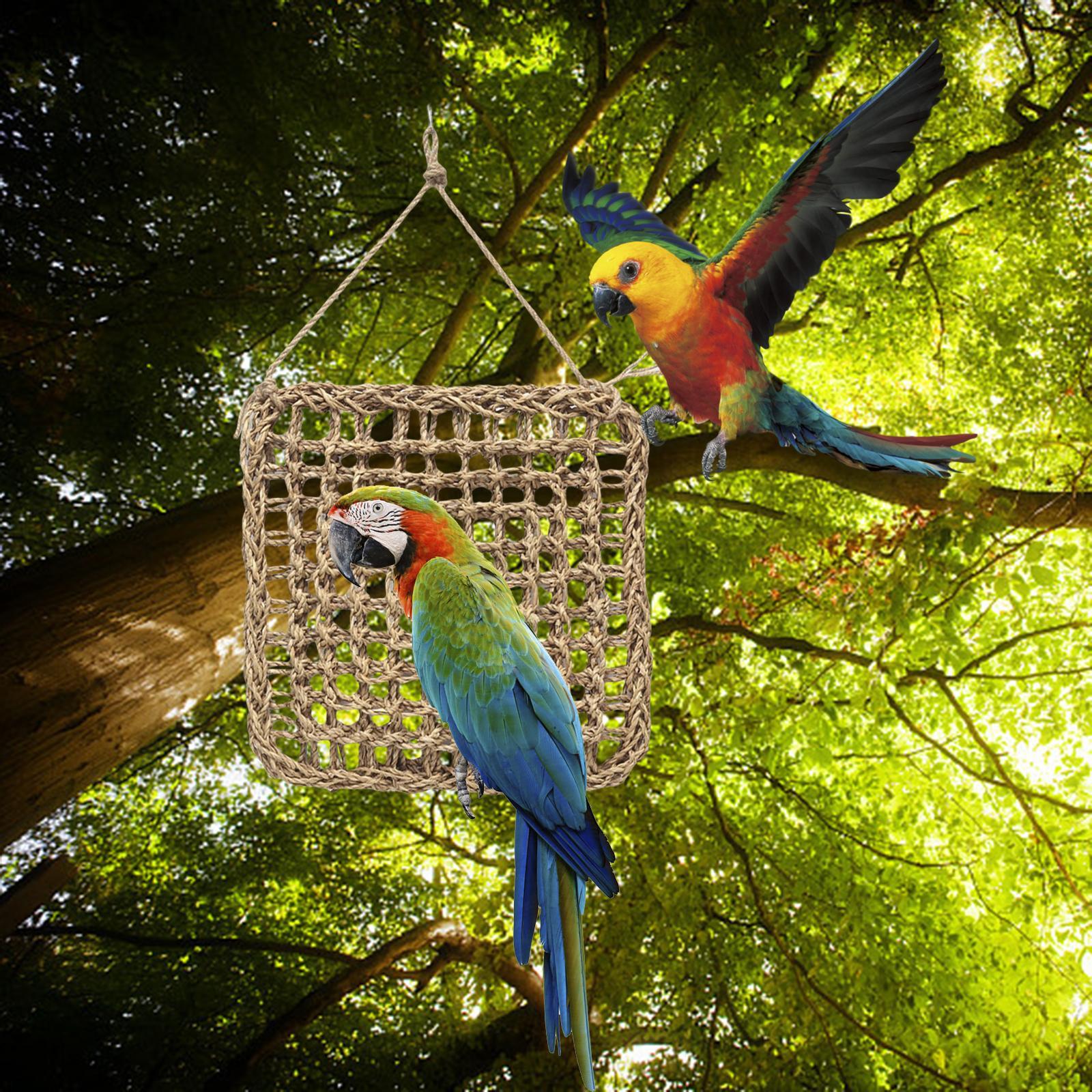 2X Climbing Ladder Hammock Climbing Net for Bird Cage Canaries