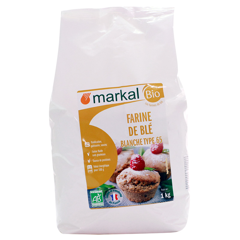 Bột mì Hữu Cơ MARKAL T65 1kg