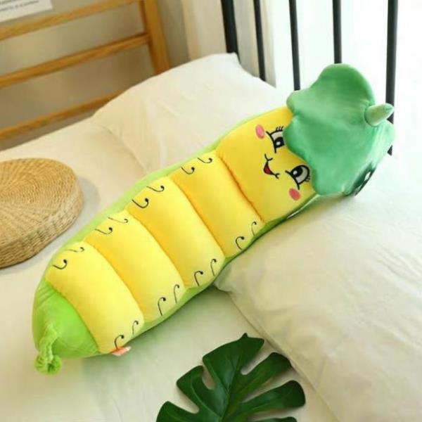 Gối ôm gấu bông sâu khoai đáng yêu chất mịn Xưởng gấu bông Việt Nam