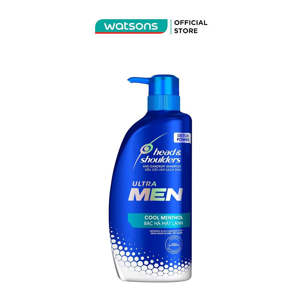 Dầu Gội Head &amp; Shoulders Làm Sạch Gàu Ultra Men Cool Menthol Anti Dandruff 650ml