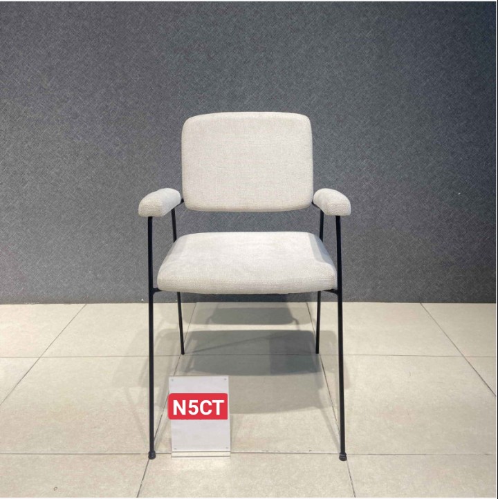 Ghế ngồi phòng ăn Juno Sofa N5CT kiểu decor chân sắt