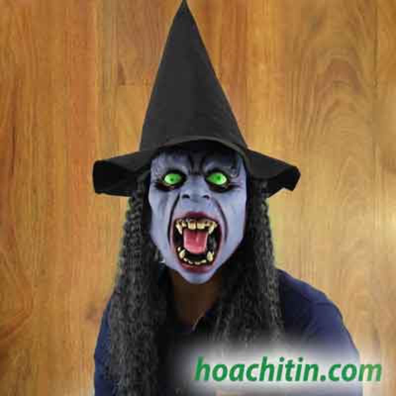 Mặt nạ da cao su kinh dị hoá trang Halloween