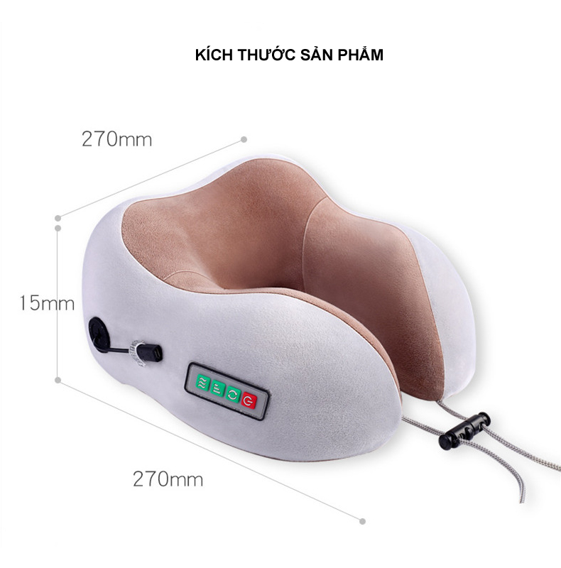 Gối Massage Du Lịch Không Dây | Sử dụng liệu pháp massage Shiatsu Nhật Bản
